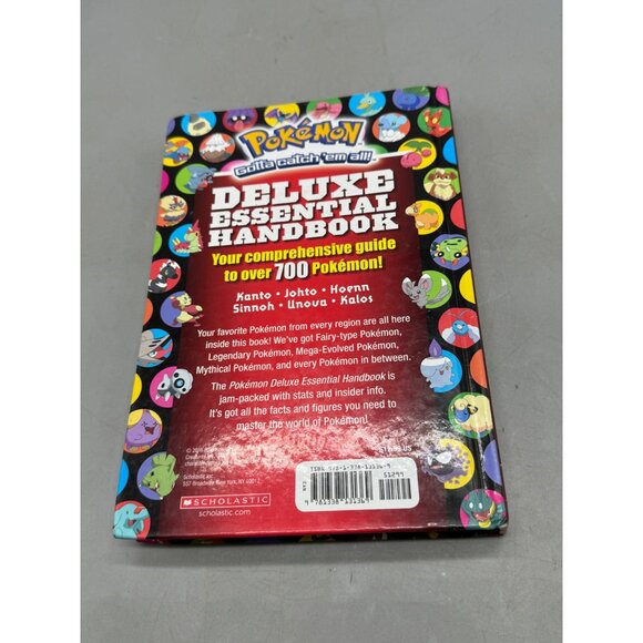 Pokemon gotta catch'em all deluxe essential handbook hardcover scholastic READ - Picture 4 of 8